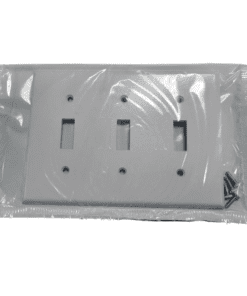 10-PACK Simpson Strong 3-Gang White Toggle Plastic Standard Wall Plate 88011-W