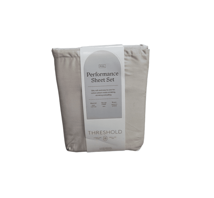 Threshold Performance 400 Thread Count Sheet Set - Khaki