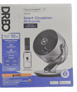 Dreo Smart 9" Air Circulator Fan Oscillation Smart Fan with Google Alexa in Gray