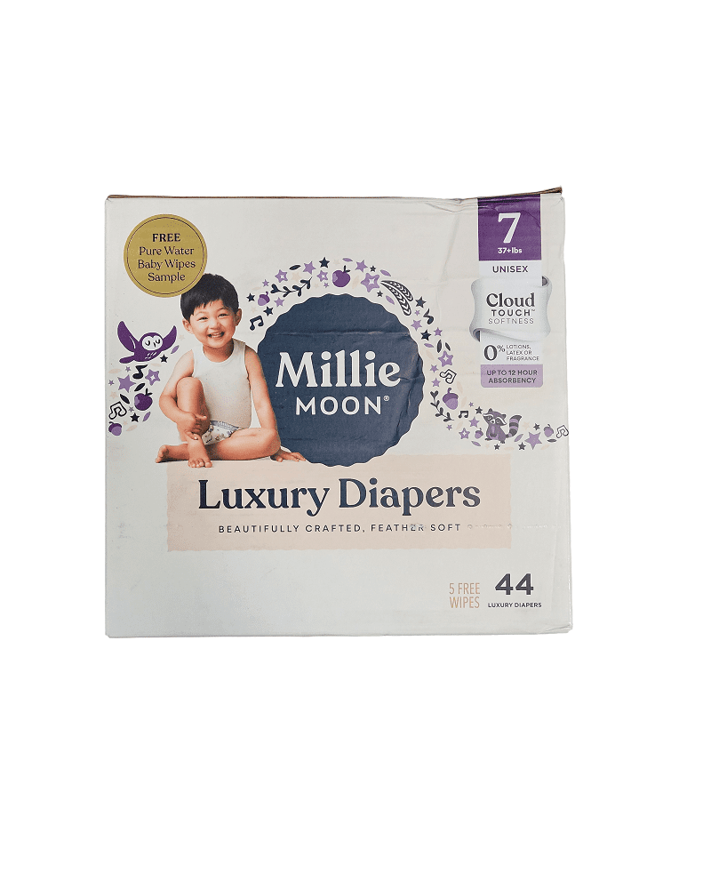 Millie Moon Luxury Disposable Diapers Size 7 44ct Garland Home Center