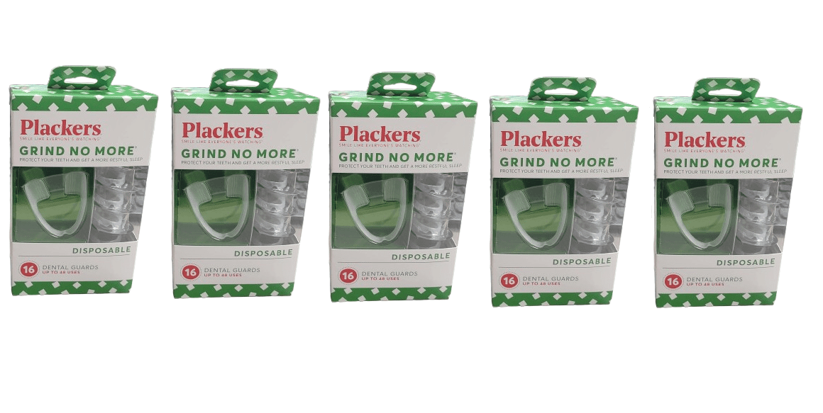 5-PACK Plackers Grind No More Dental Night Guard [16 Count]