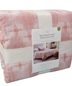 Threshold King Yarn Dyed Cotton Duvet Cover Set "Yarn Dye Ikat"