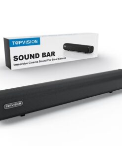 TOPVISION 80W Sound Bar for TV Upgraded Edition